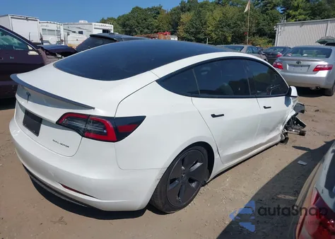 2021 Tesla Model 3 Long Range Dual Motor All-Wheel Drive z USA, uszkodzony, nr VIN 5YJ3E1EB5MF960596
